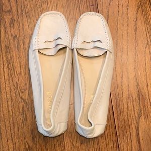 Ralph Lauren Flat Cream Dress Shoes
